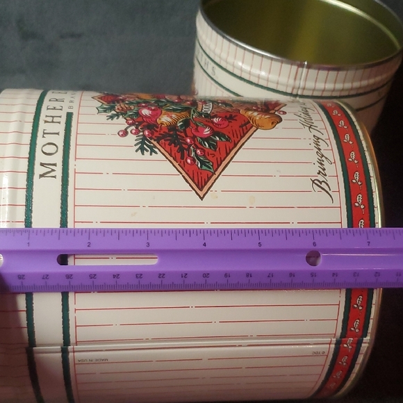 Mother Earth's Red and White Decorative Canisters - Picture 16 of 16